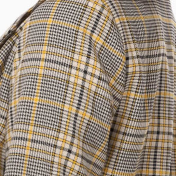 Plaid Women's Blazer Coat - Picture 3 of 10